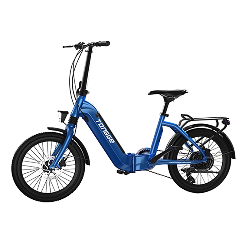 TG-F009   电动自行车20寸可折叠铝合金车架电动自行车助力车