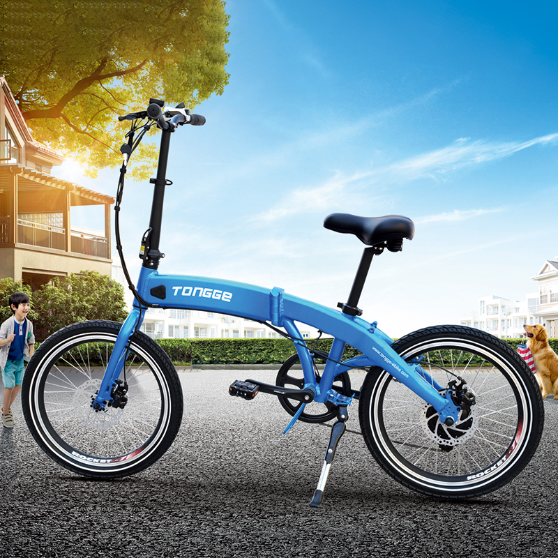TG-F006  电动自行车可折叠20寸锂电脚踏双助力电动自行车